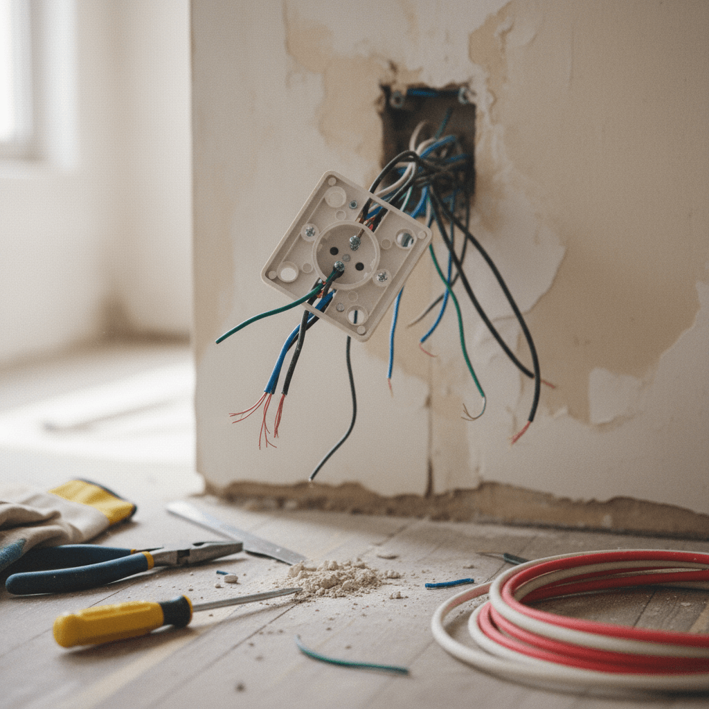 Steckdose reparieren durch Fachmann